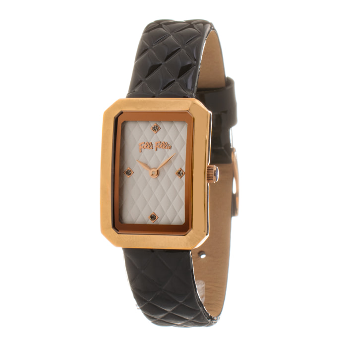 Reloj Folli Follie WF16R026SSN Mujer Analogico Cuarzo con Correa de Cuero