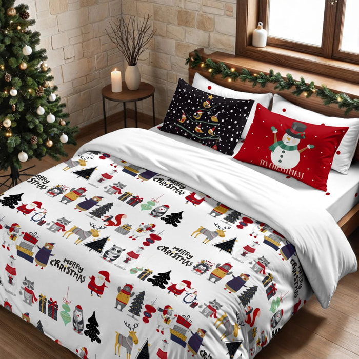 Housse de couette avec clics 100% coton Laponia 17