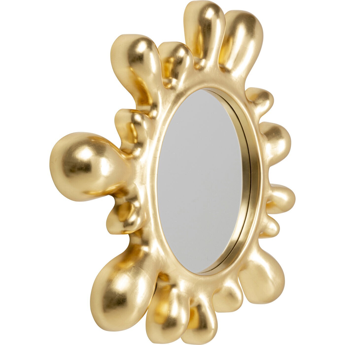Miroir Giant Drop 122x111cm doré Kare Design