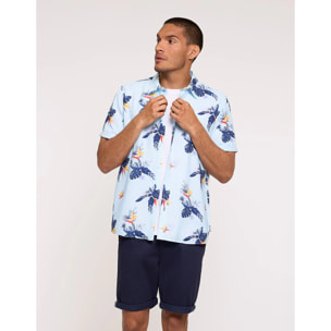 Camisa Manga Corta Azul - Chufe