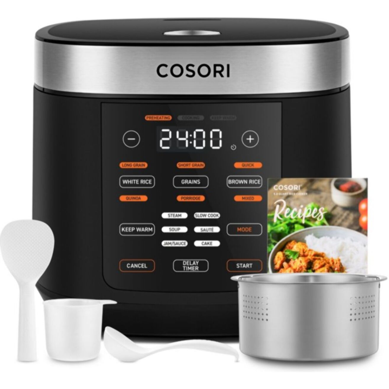 Cuiseur riz COSORI KOSP0020EUN Multi-cooker,Noir,  5 L