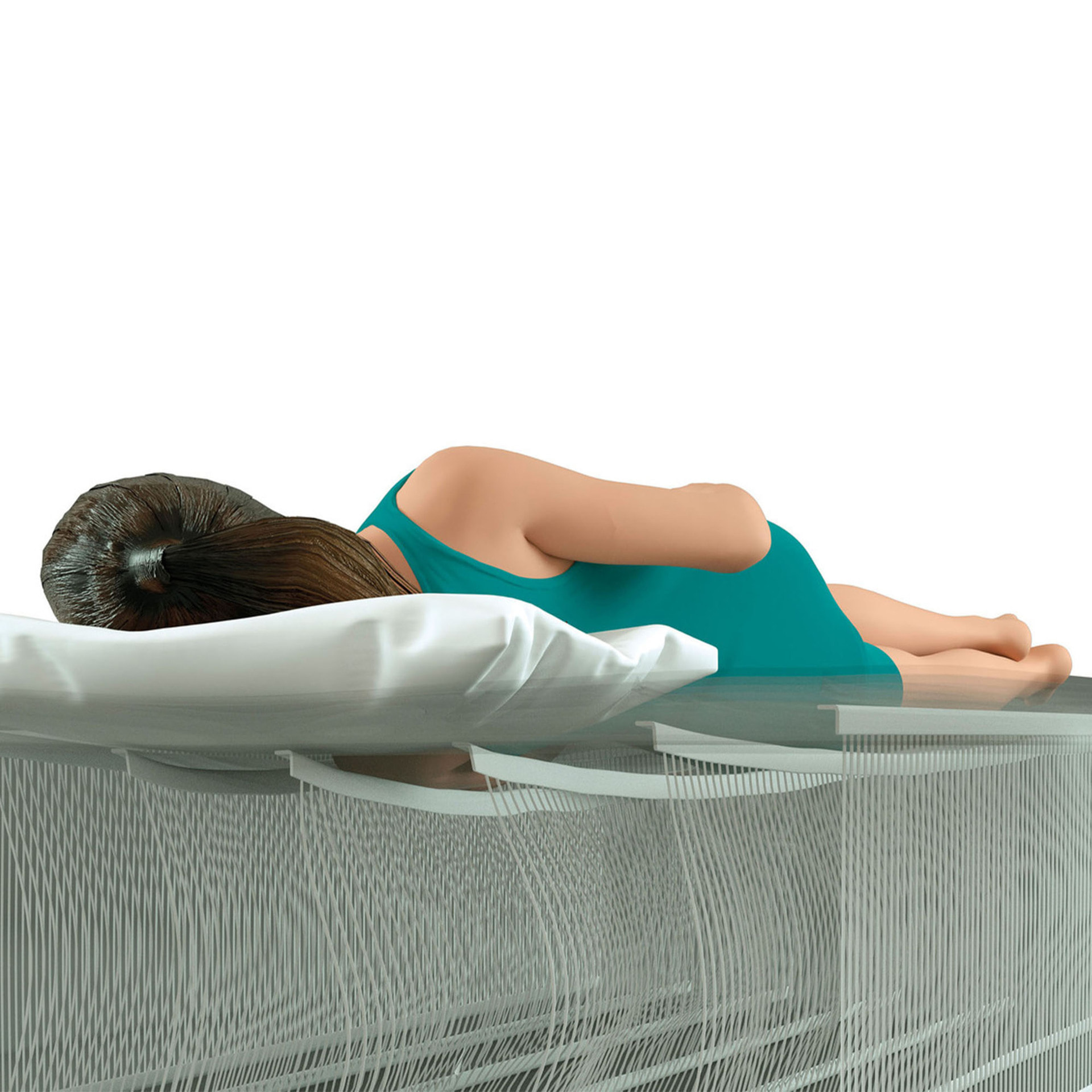 Intex Materasso Gonfiabile Dura-Beam Pillow Rest Mid-Rise Singolo Autogonfiante, 99x191x30 cm