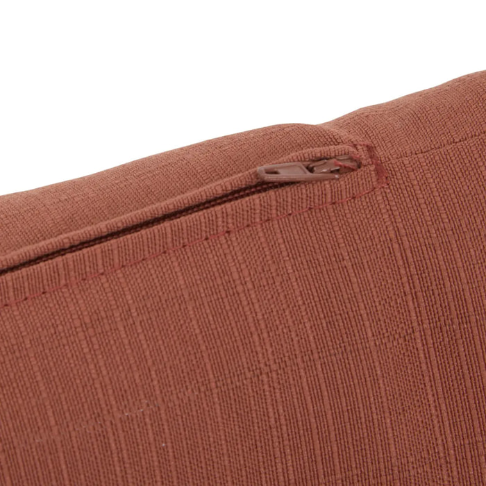 Coussin déco Korai 50x30cm acajou