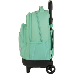 Mochila gde. c/ruedas compact ext. blackfit8 turq