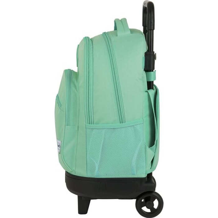 Mochila gde. c/ruedas compact ext. blackfit8 turq