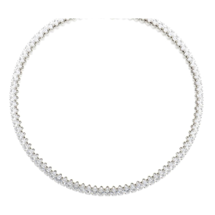 Collar con Circonita Brillante acabado plata