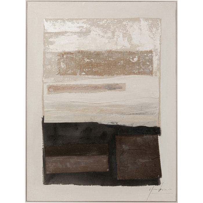 Tableau Lontano 90x120cm beige Kare Design