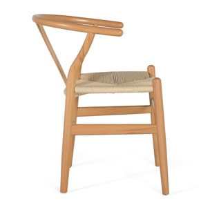 Silla de Madera de Haya 50 Cm Estilo Contemporáneo