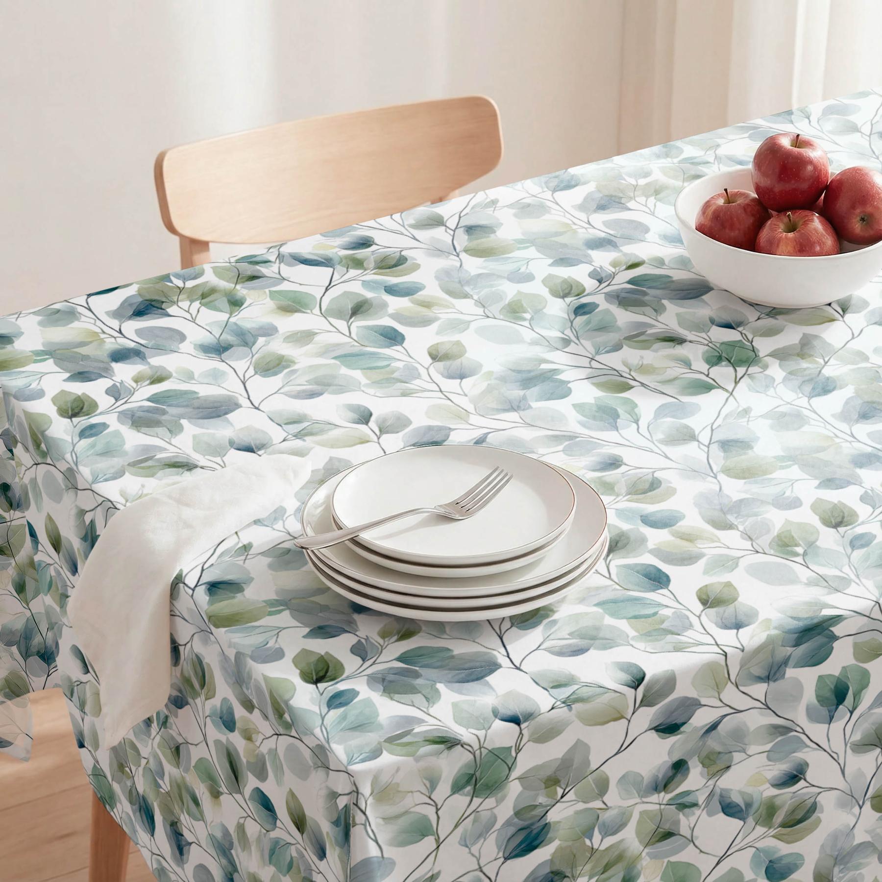 Nappe anti-taches SAVAGE VERT - coton mélangé