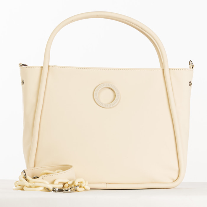 BIKKEMBERGS borsa donna beige