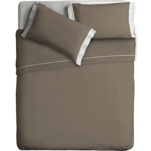 Completo letto Double-Color IPERSAN Caffe'/Panna