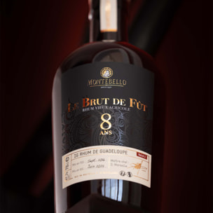 Rhum Vieux Agricole Montebello 8 ans Brut de Fût BATCH 2 - Guadeloupe | 47.7% vol | 70cl