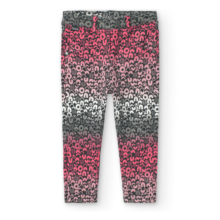Pantalón felpa estampado de bebé -BCI