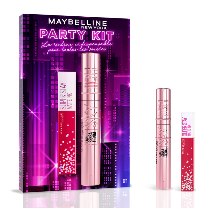 Coffret Mascara Sky High Edition Limitée & Superstay Matte Ink Collection Birthday