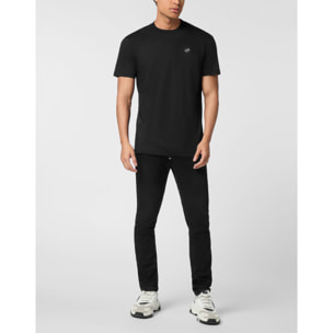 PHILIPP PLEIN Camiseta de cuello redondo y manga corta HEXAGON
