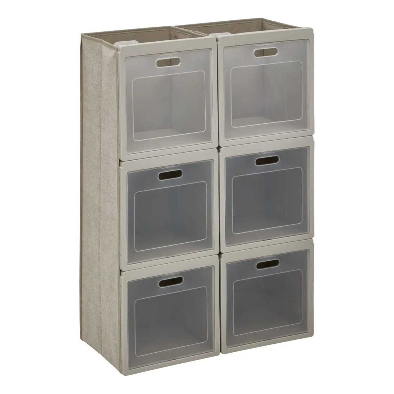 Rangement 6 cases pliable Cube'N Door 61x91cm beige