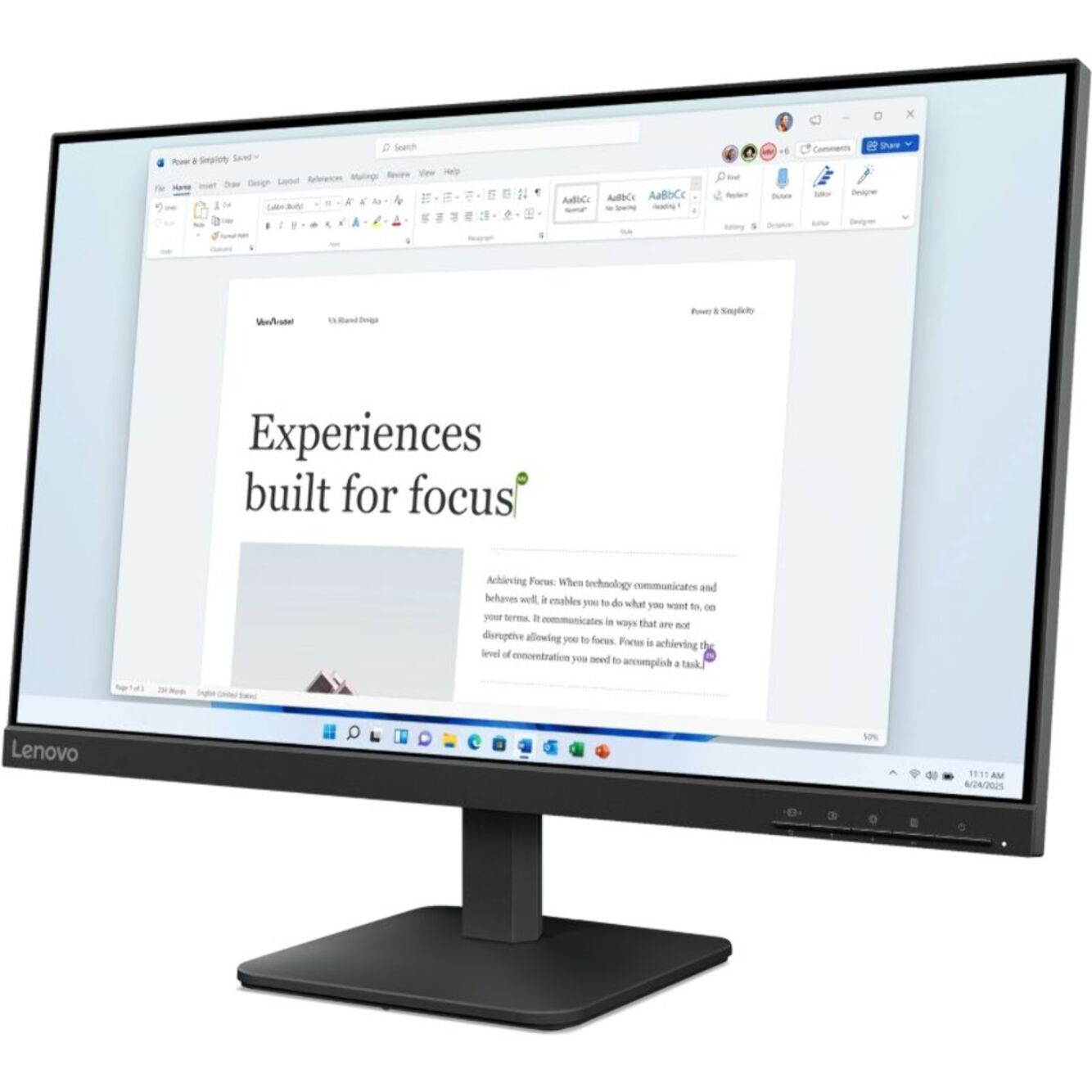 Ecran PC LENOVO L24-4e 24'' IPS