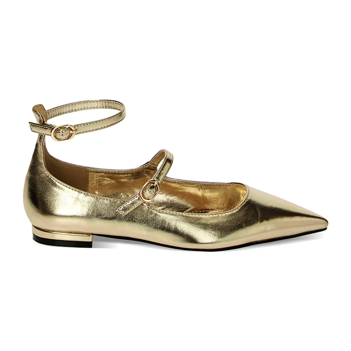 Ballerine oro a punta
