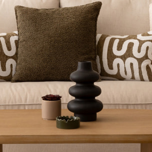 Vase céramique Clothilde noir H25cm