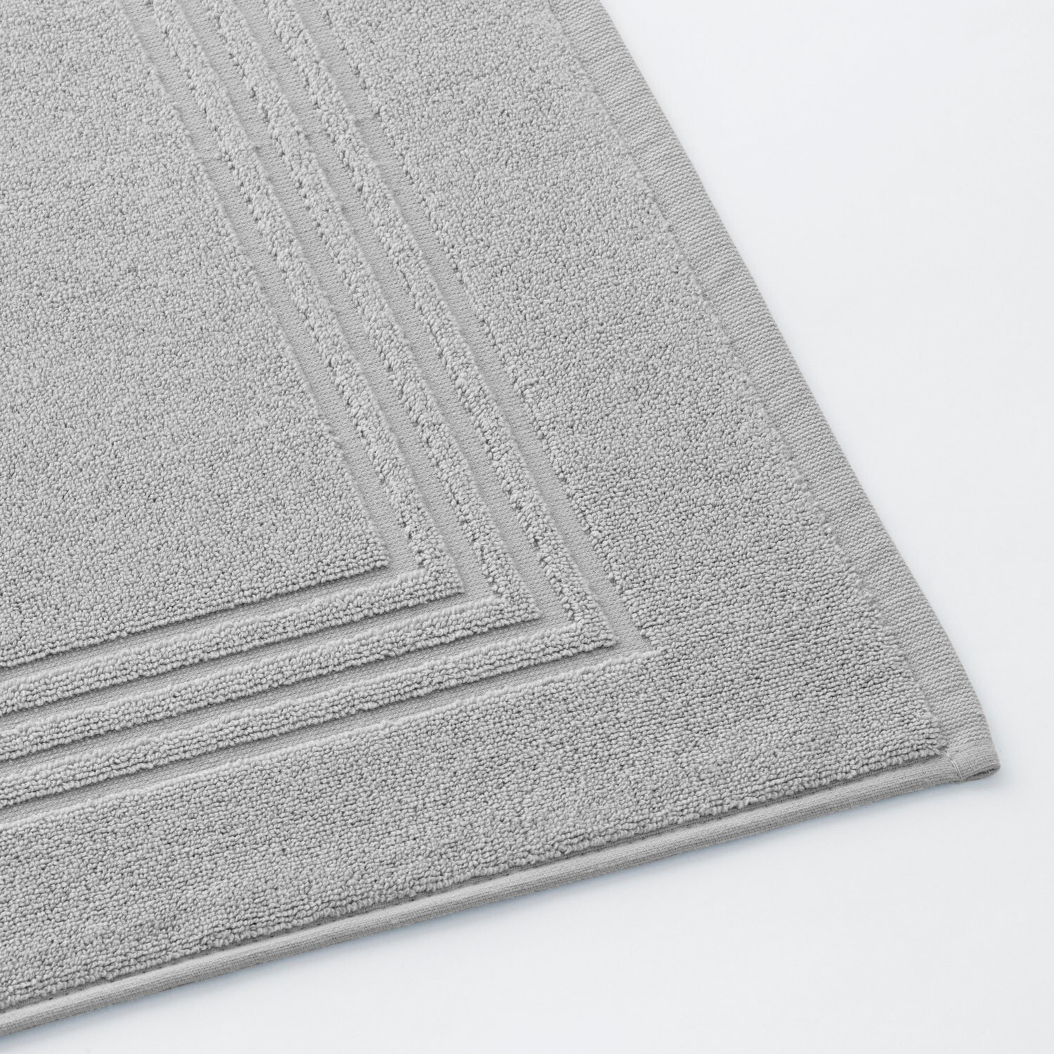 Tapis de Bain Coton Peigné - 920 g/m2 GRIS