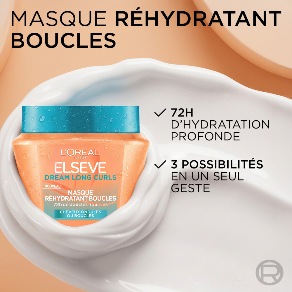 L'Oréal Paris Elseve Dream Long Curls Masque Réhydratant Boucles 290ml