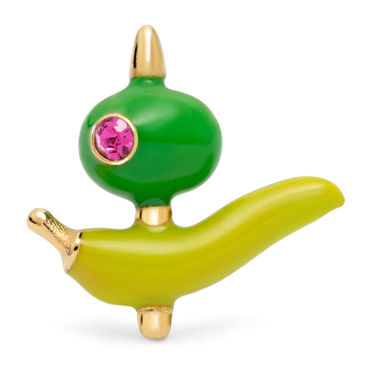 Pendiente Suelto Gilda Baño Oro