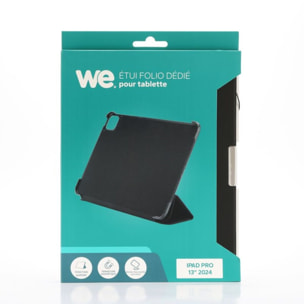 Support WE iPad Pro 13'' 2024 folio Noir