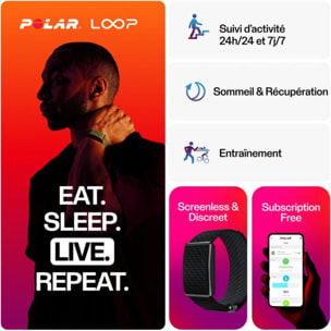 Bracelet connecté POLAR Loop Night Black