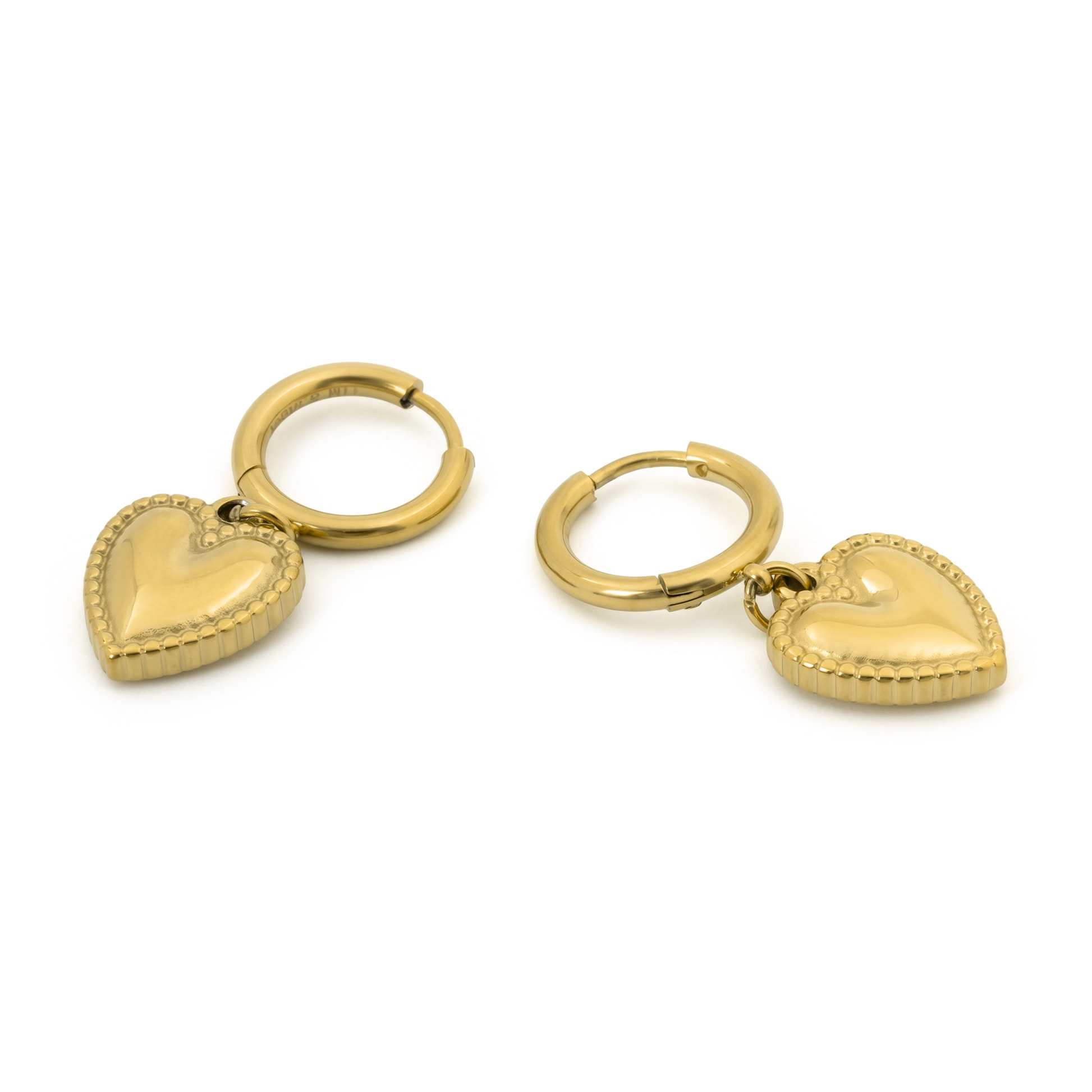 Pendientes Dadis acabado oro amarillo 18k