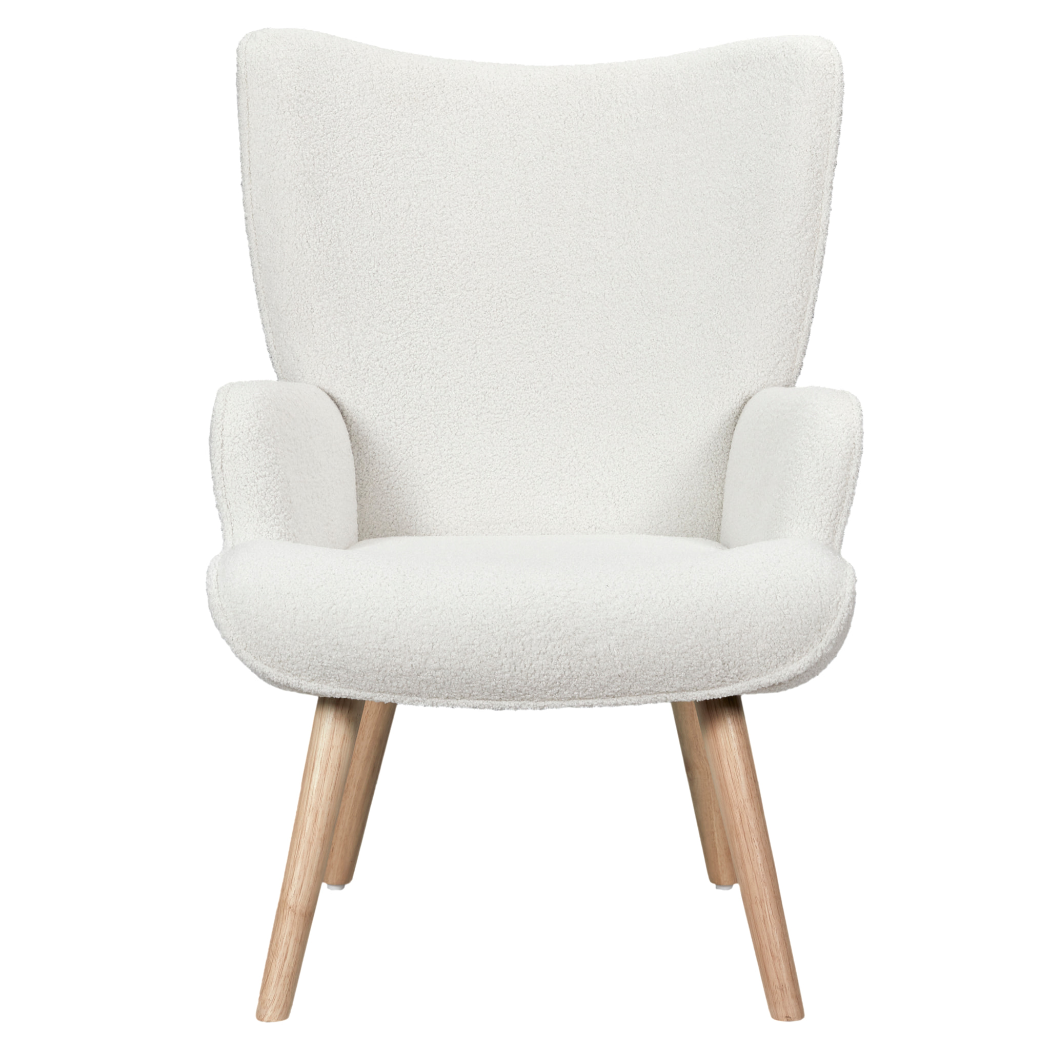 Fauteuil Bouclette Blanc