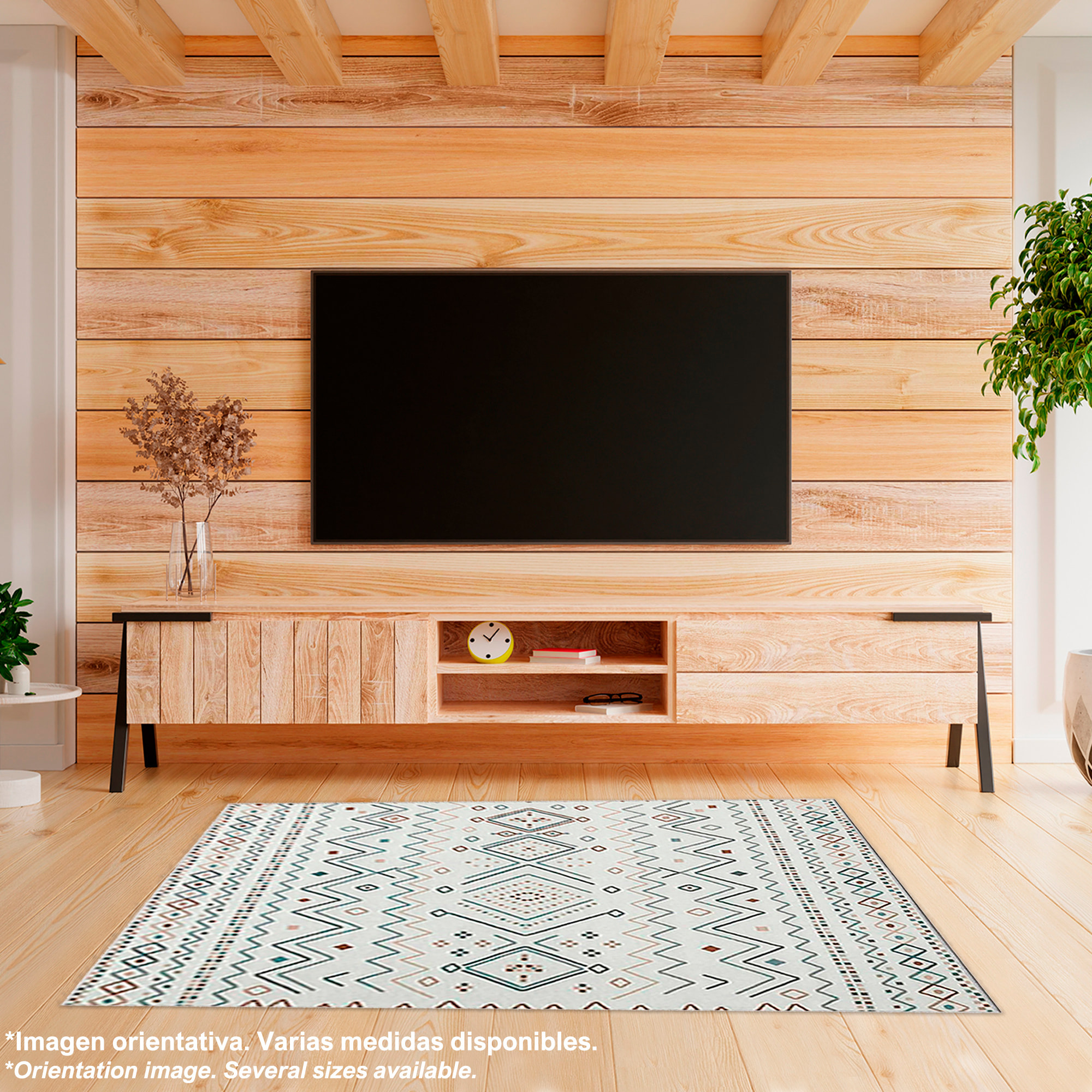 Alfombra de Poliester estampada 60 x 100cm