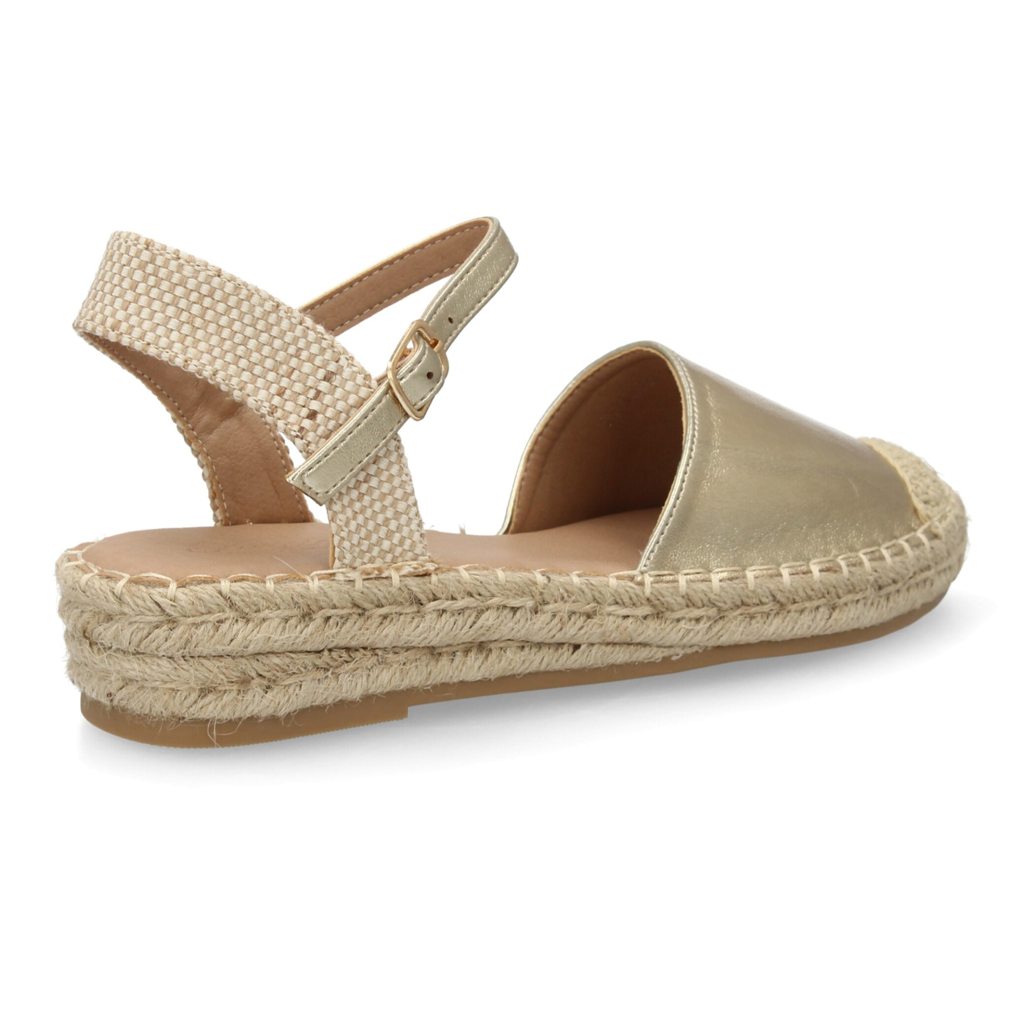 Alpargata mujer yute comoda cierre de hebilla