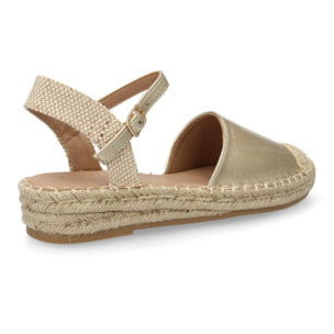 Alpargata mujer yute comoda cierre de hebilla