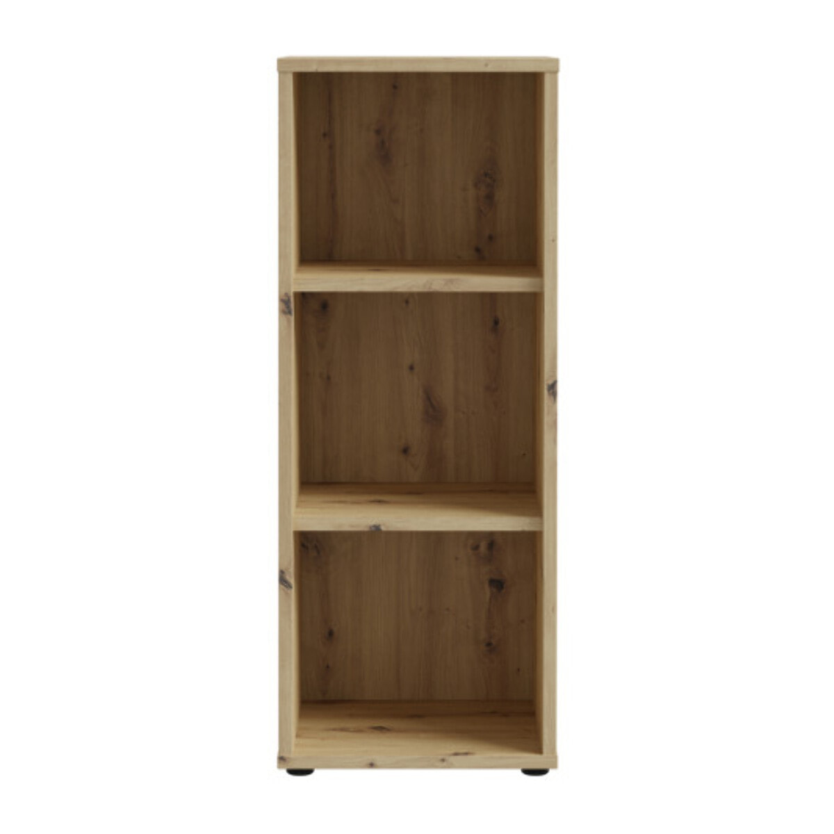 Etagère 2 plateaux 45 cm de large en décor bois chêne - GOTHAM