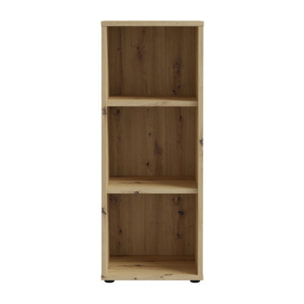 Etagère 2 plateaux 45 cm de large en décor bois chêne - GOTHAM