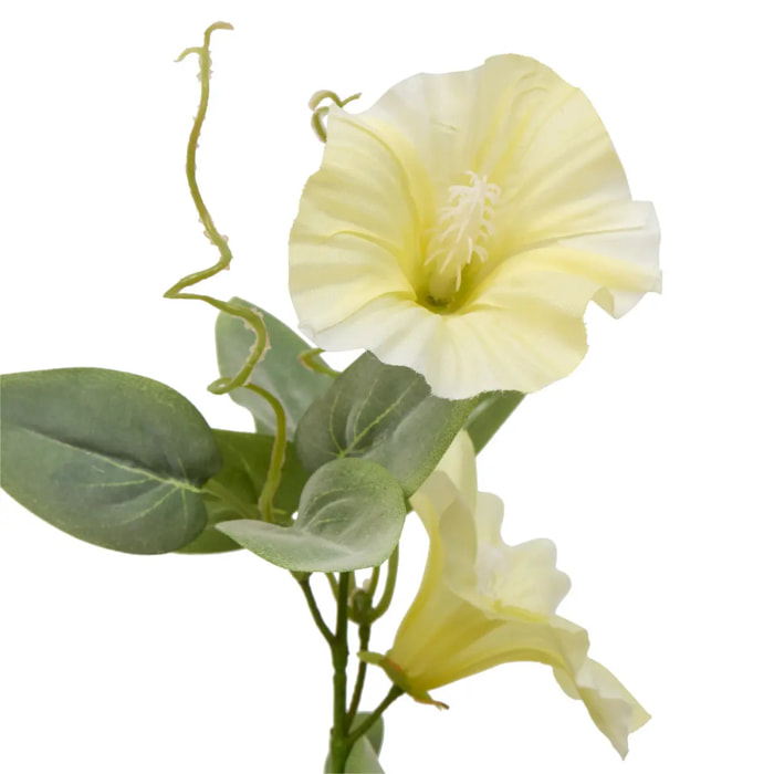 Tige Petunia Artificielle Phoebe H76 cm Blanche
