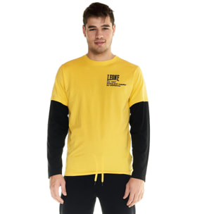 T-shirt Leone uomo con maniche lunghe Active