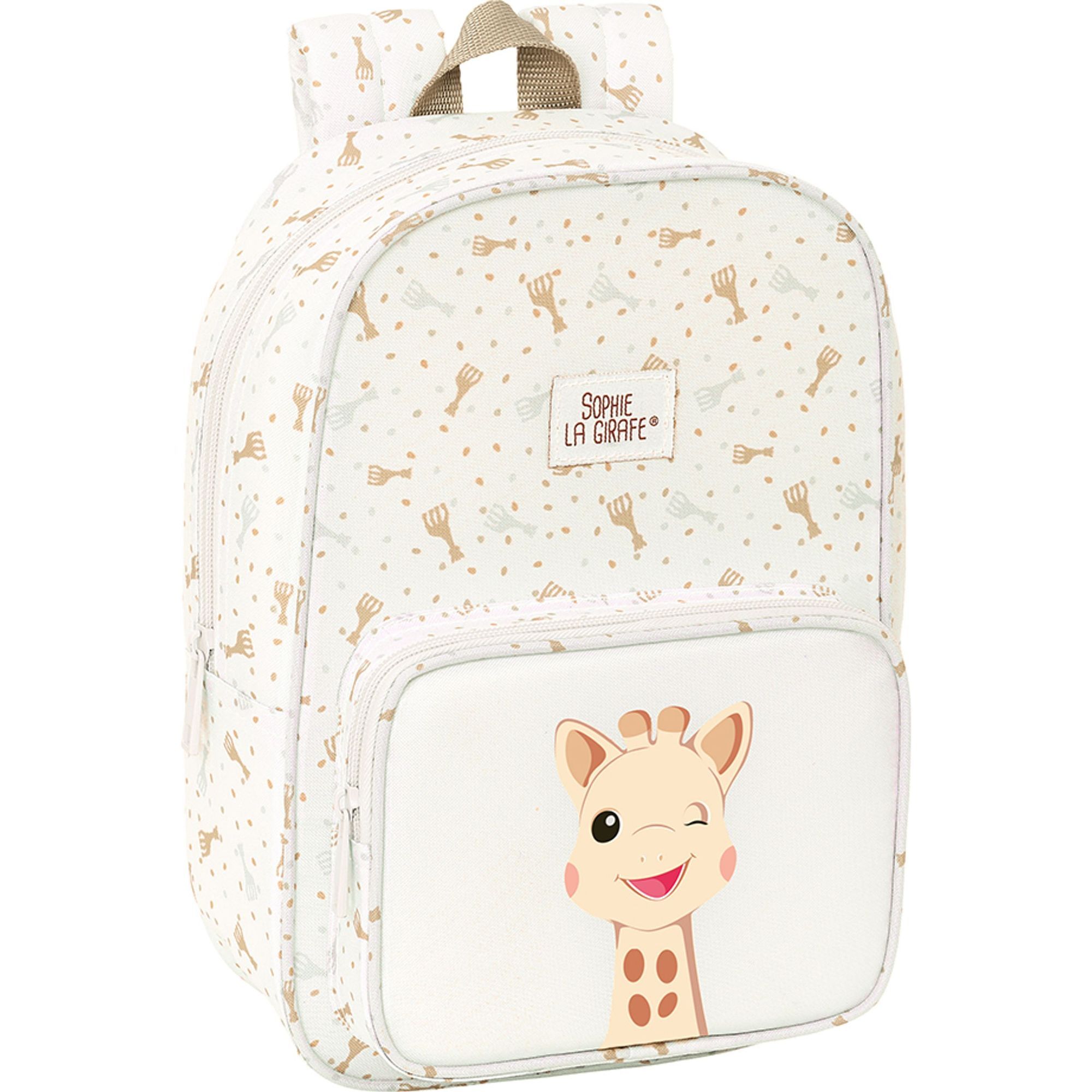 Mochila infantil recic y repelente agua sophie la girafe honey