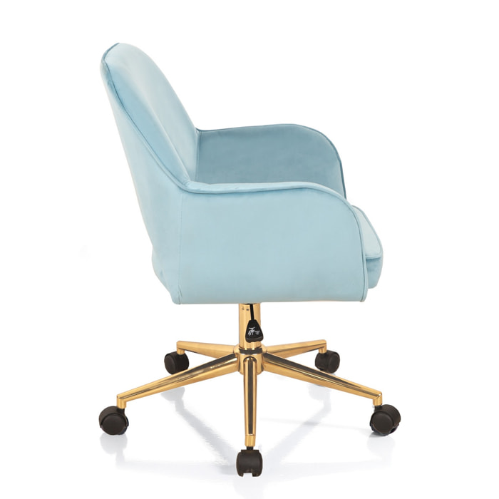 Tomasucci Fauteuil de bureau VICTORIA BLEU