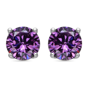 Pendientes Lux by Lux acabadoss en rodio