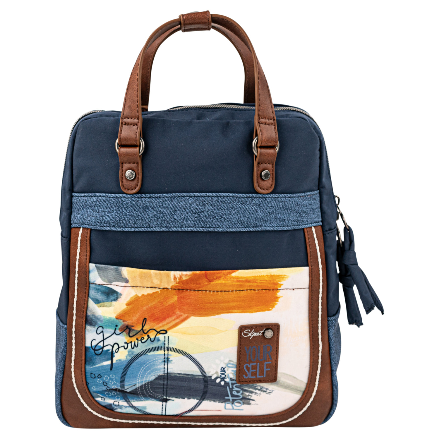 Bolso Mochila Mujer Skpat Sirmione Azul Marino