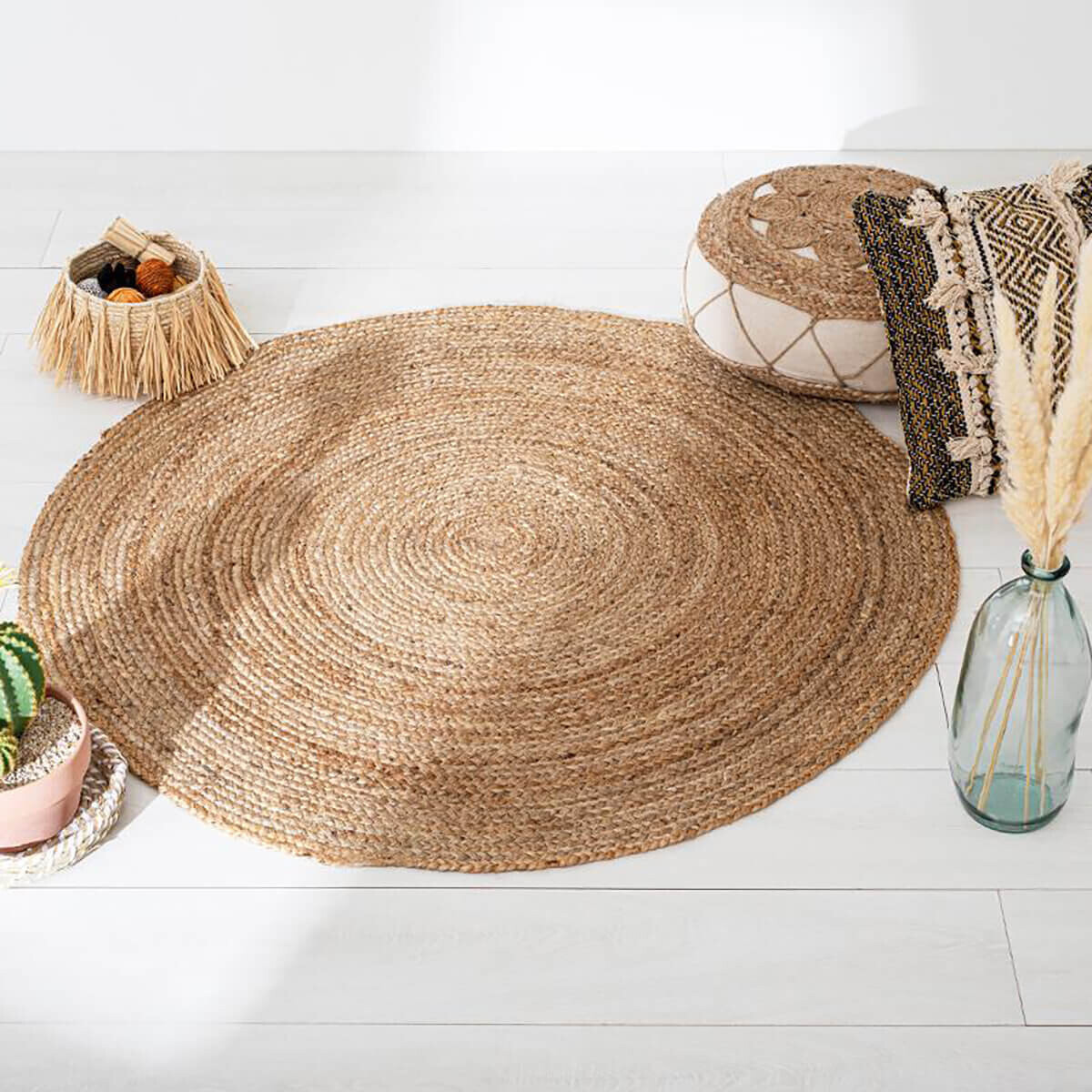Tapis en jute D120 cm