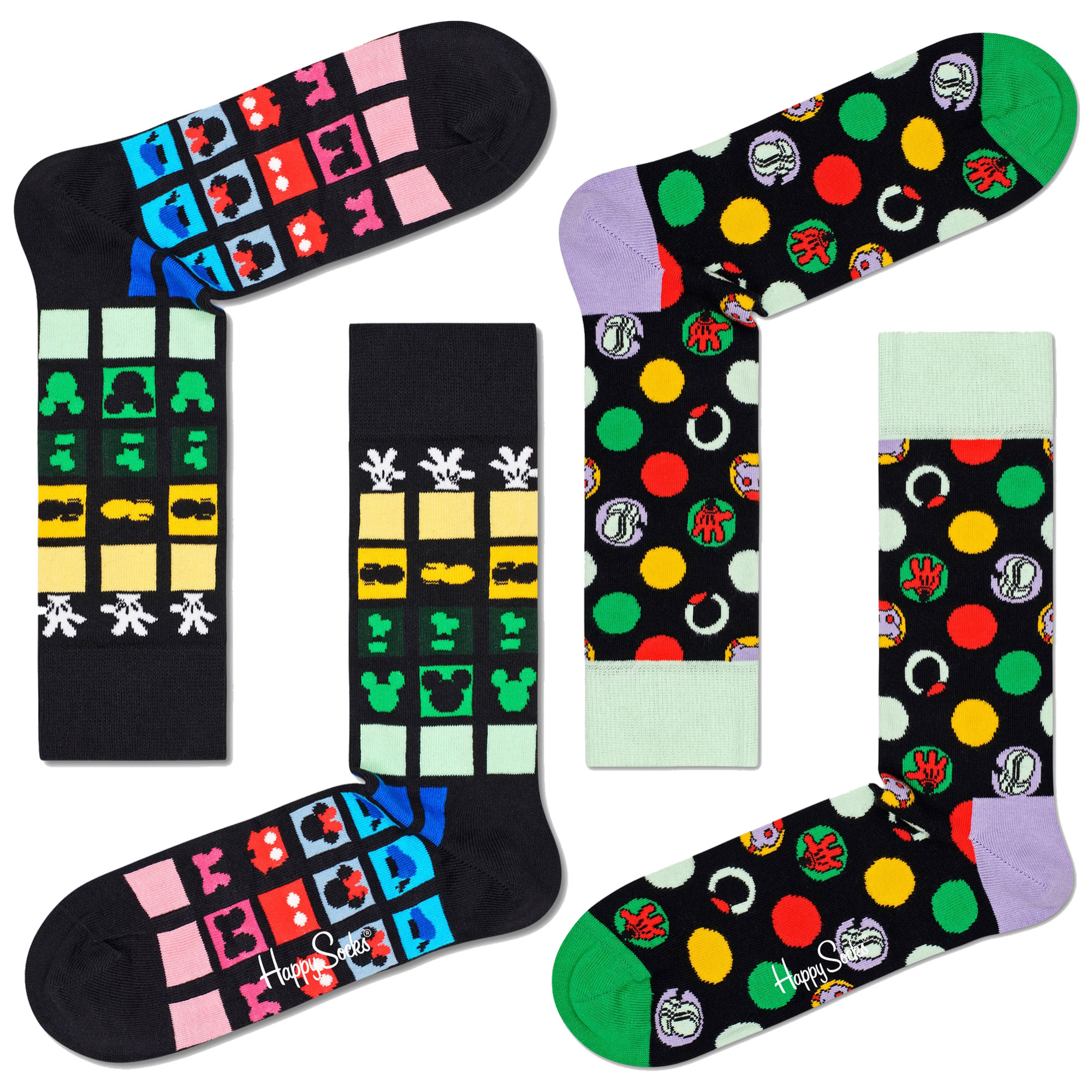 Set 2 pares logos disney