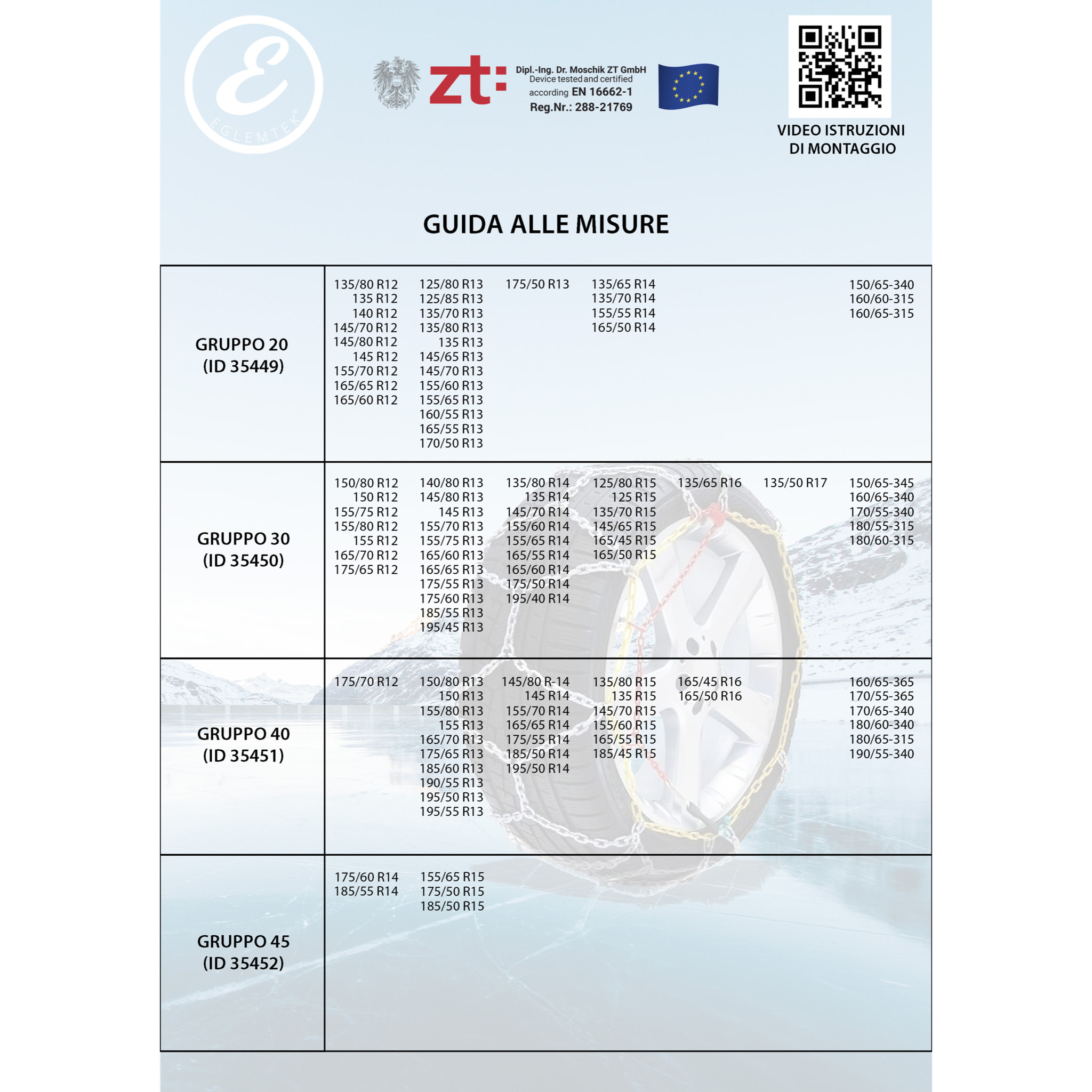 Catene Da Neve In Metallo 9 mm Omologate TUV e GS Onorm Montaggio Rapido Per Auto Macchina Furgone SUV Con Tensionatore Autobloccante (Misura 75)