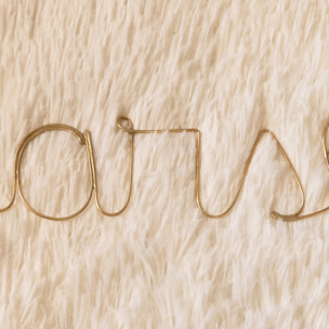 Mot fil de laiton 'MARSEILLE' - Doré Vieilli