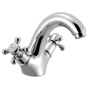 Mélangeur lavabo bec bas monotrou PAINI Tiffany Chromé