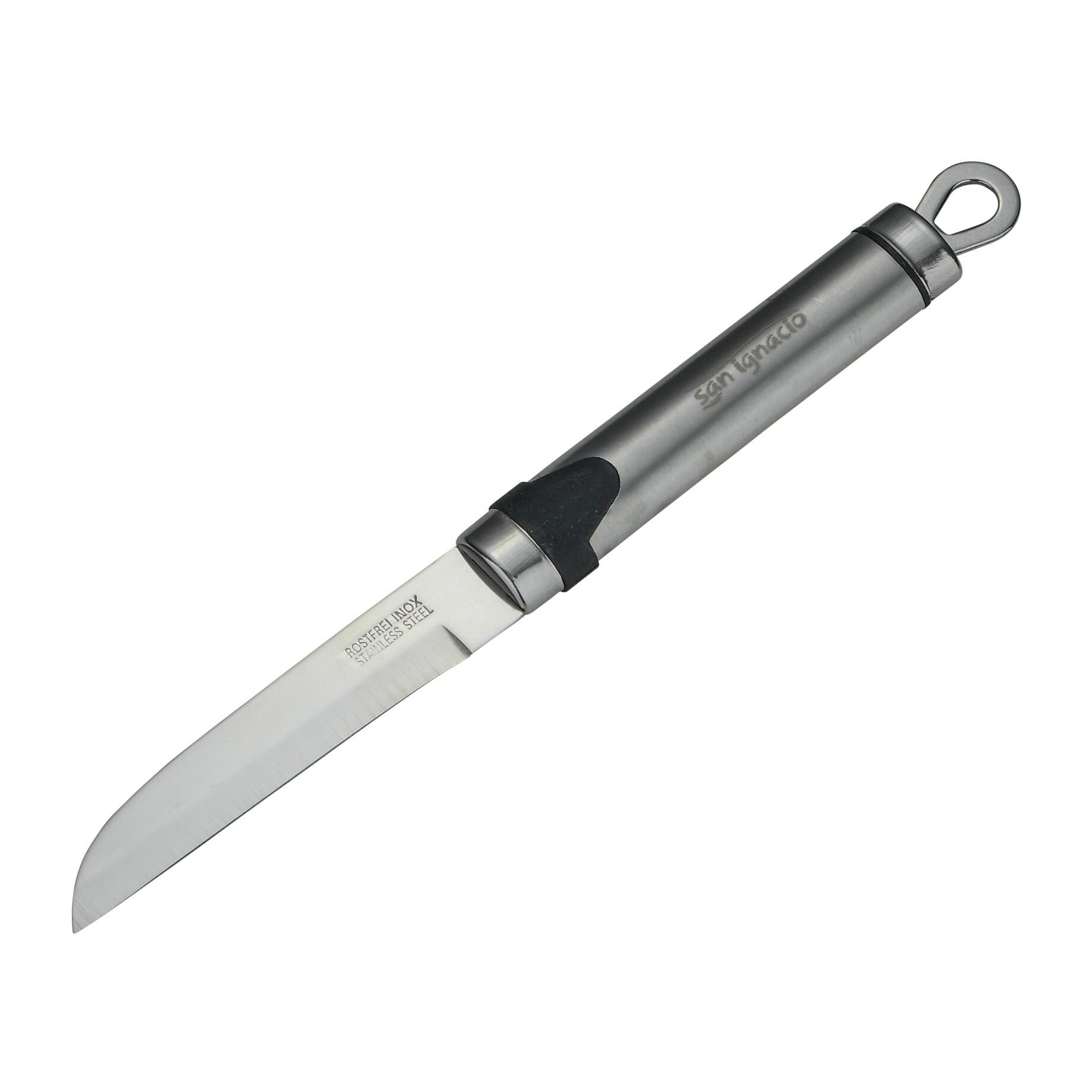 Cuchillo pelador 22x2 cm acero inoxidable, ideal para pelar y cortar frutas y verduras expert san ignacio