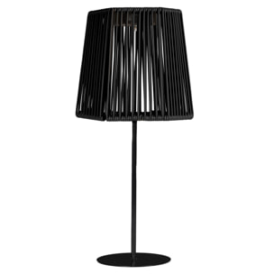 Lampe De Table Solaire Turquoise H40cm