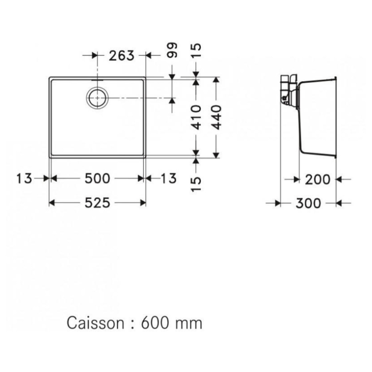 Pack Franke Sirius SID 110-50 Tectonite® Carbone Evier Sous Plan + Nettoyant Franke spécial évier en Tectonite OFFERT