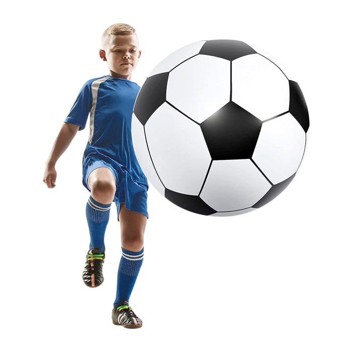 Pallone da calcio gonfiabile gigante da 100 cm.